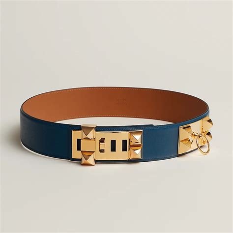 hermes belt collier de chien bel|Hermes belt 100cm.